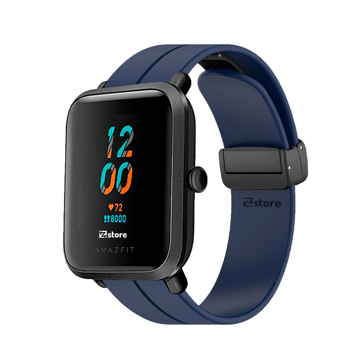 Correa Para Amazfit Bip S Broche Magnético Azul Oscuro