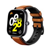Correa de Cuero Para Redmi Watch 4 Black Marron