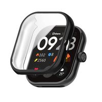 Case con Protector Redmi Watch 4 Color Metalizado Negro