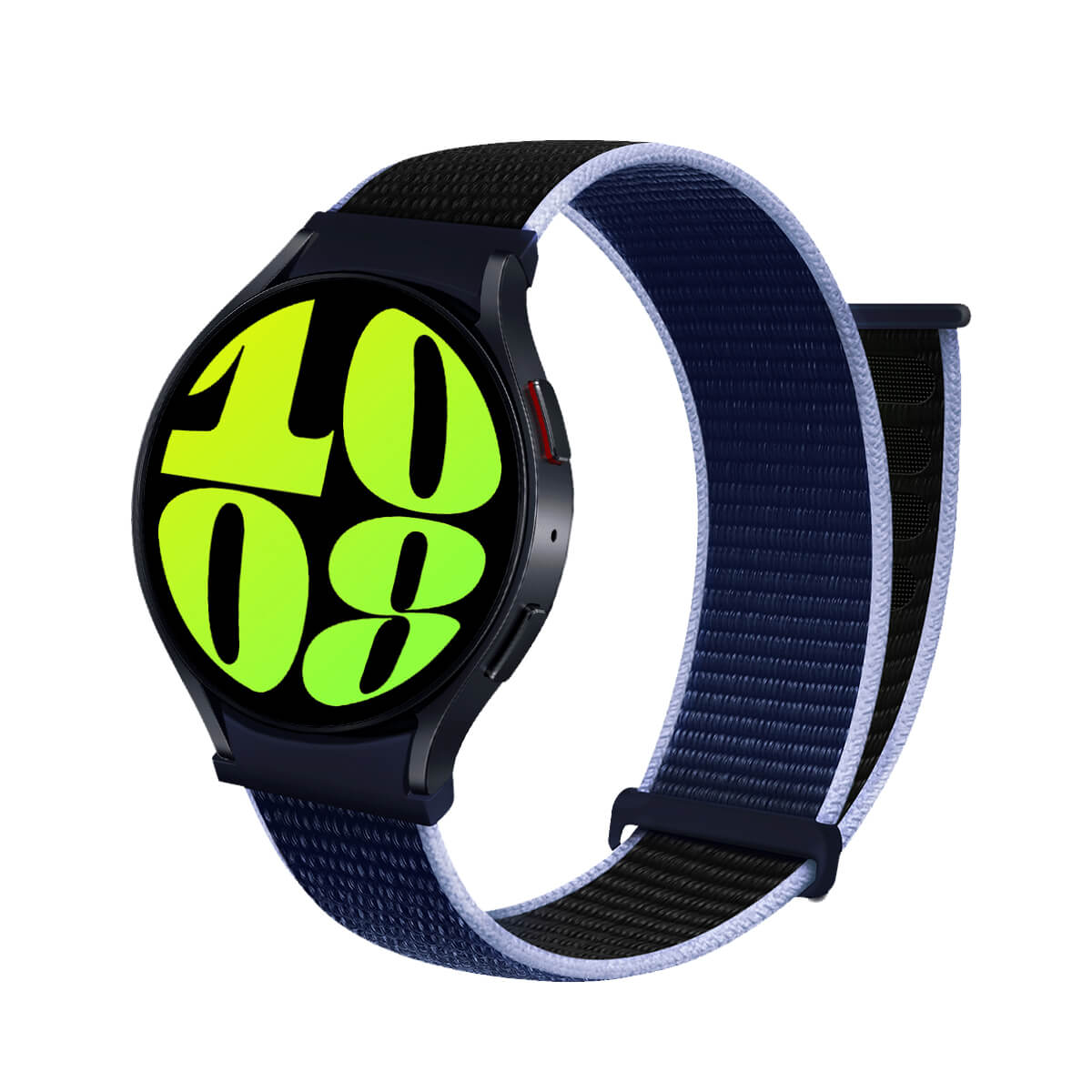 Correa de Nylon Para Samsung Galaxy Watch 7 Azul Bicolor