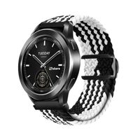 Correa de Nylon Para Xiaomi Watch S3 Negro Bicolor