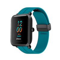 Correa Para Amazfit Bip S Broche Magnético Azul Turquesa