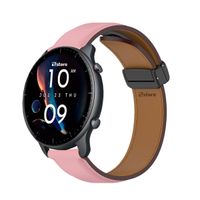 Correa de Cuero Para Amazfit GTR2 Magnético Rosado