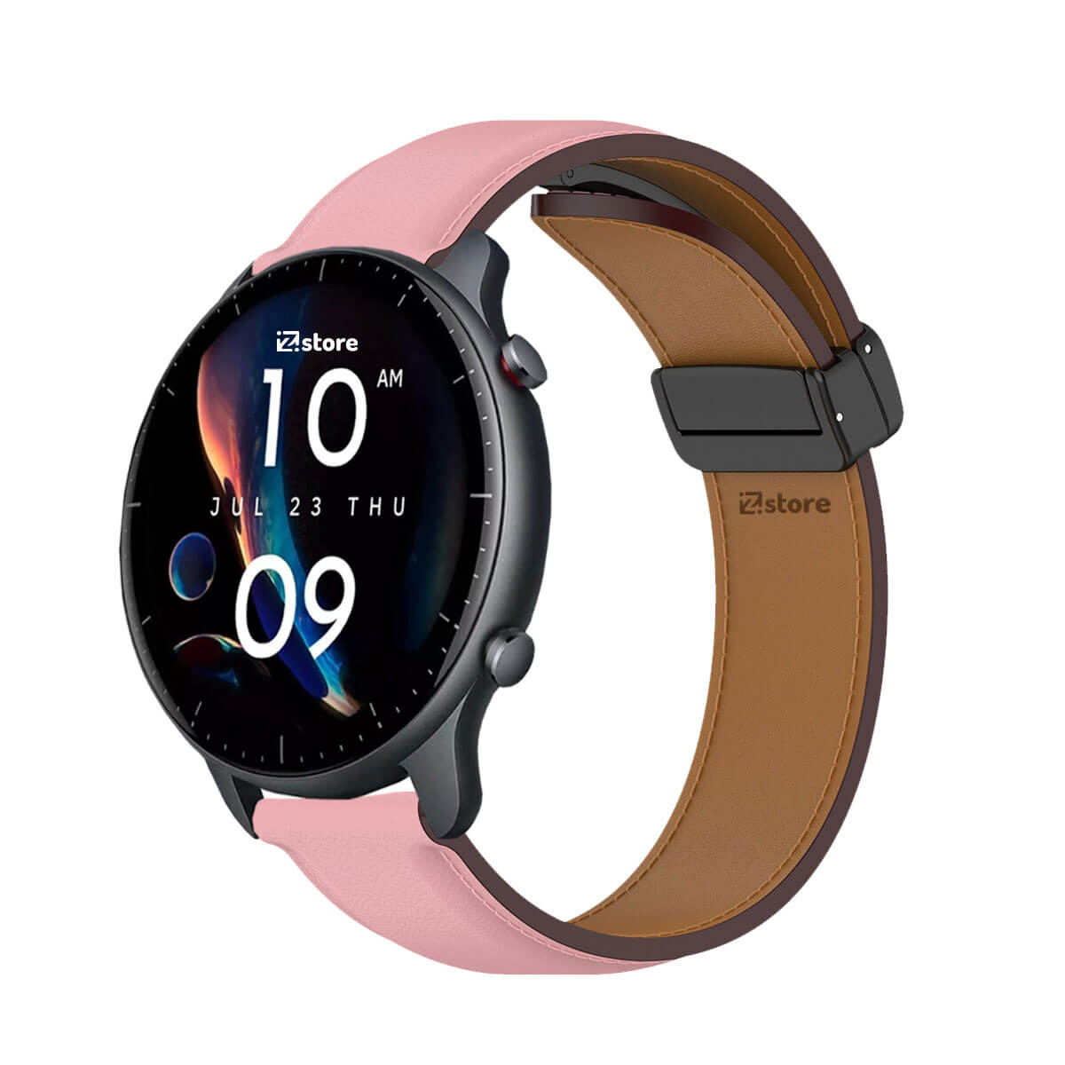 Correa de Cuero Para Amazfit GTR2 Magnético Rosado