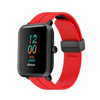 Correa Para Amazfit Bip S Broche Magnético Rojo