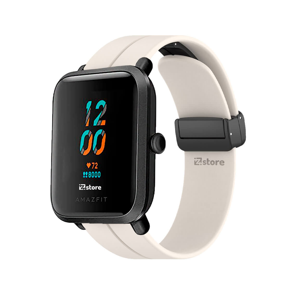 Correa Para Amazfit Bip S Broche Magnético Crema