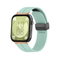 Correa Para Huawei Watch Fit 3 Broche Magnetico Gold Rose Verde Agua