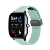 Correa Para Amazfit GTS4 Mini Broche Magnético Verde Agua