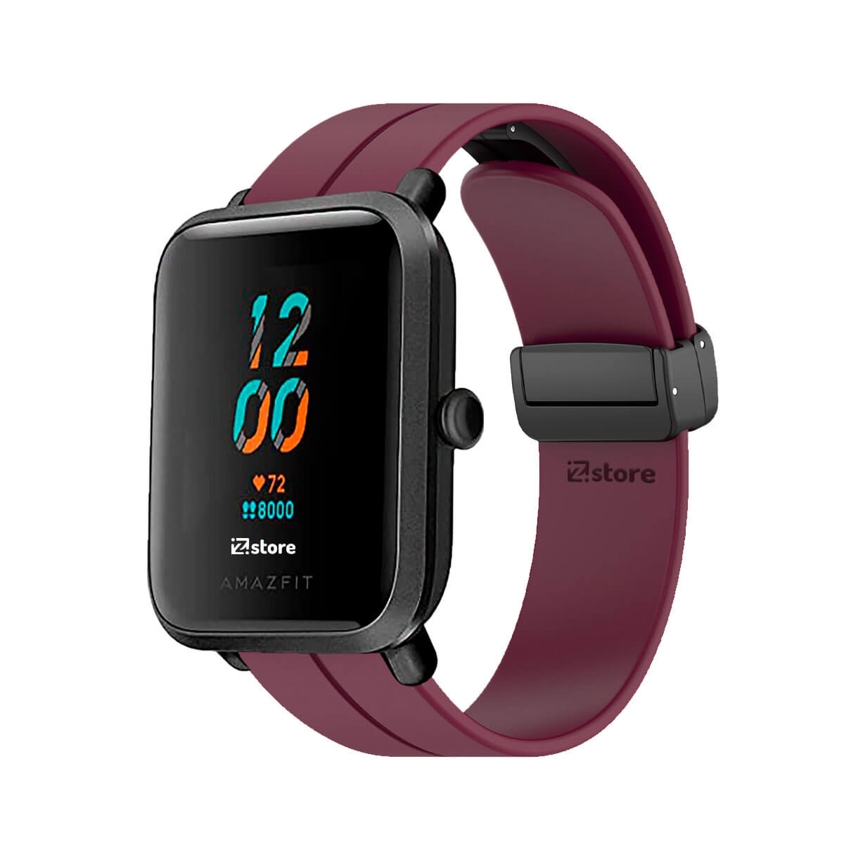Correa Para Amazfit Bip S Broche Magnético Vino