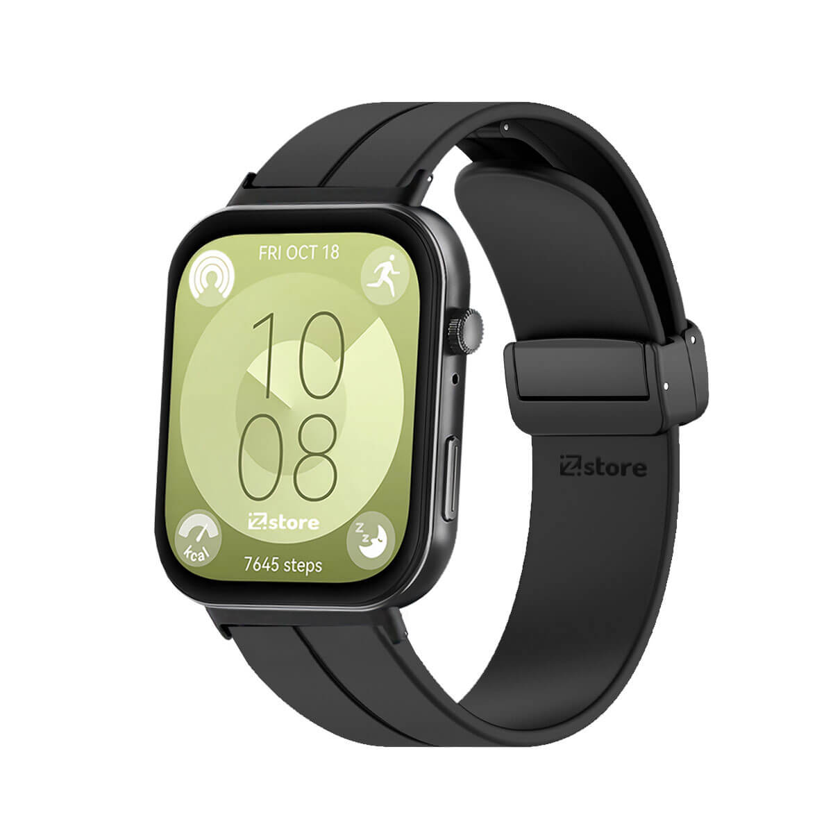 Correa Para Huawei Watch Fit 3 Broche Magnetico Black Negro
