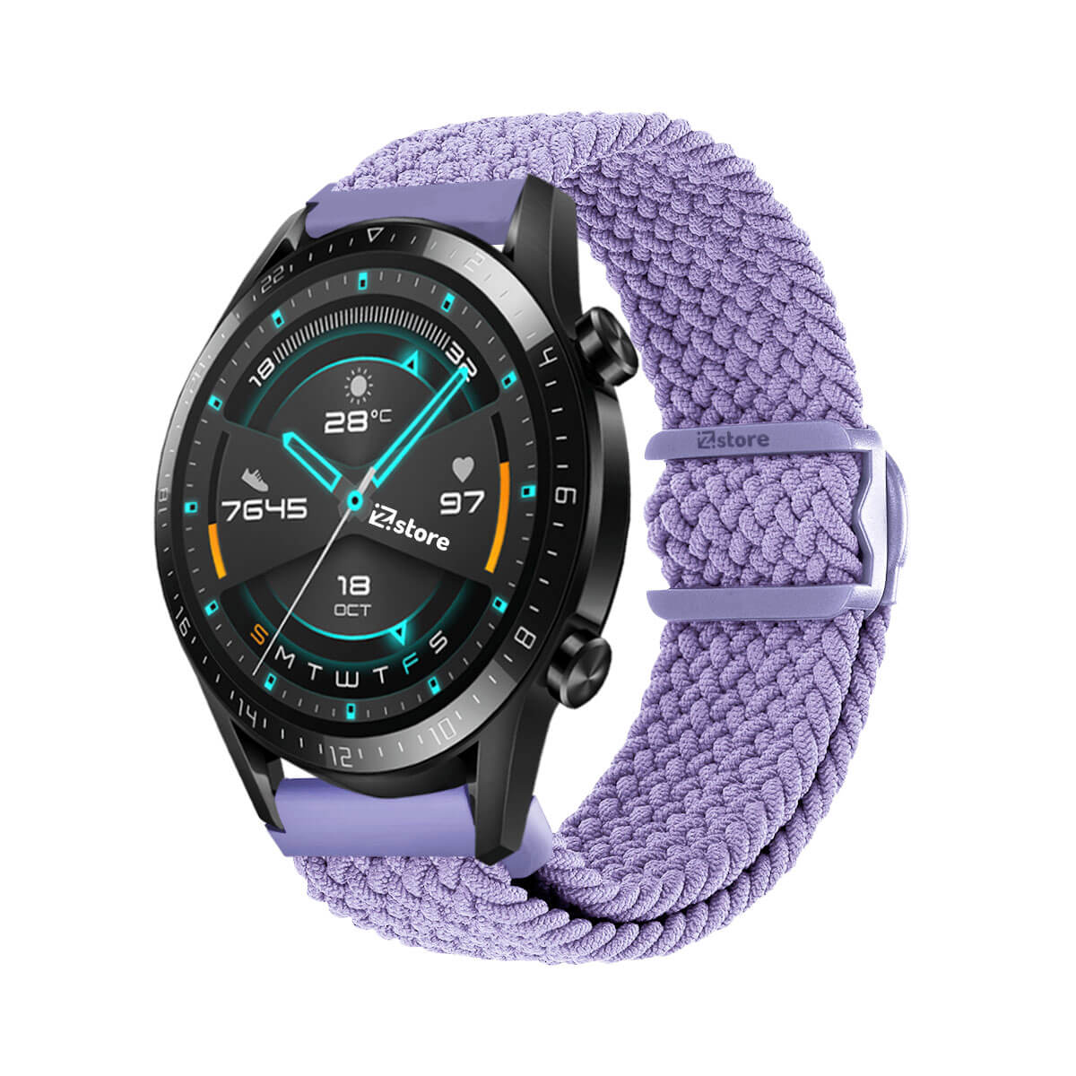 Correa de Nylon Para Huawei Watch GT2 42mm Lila