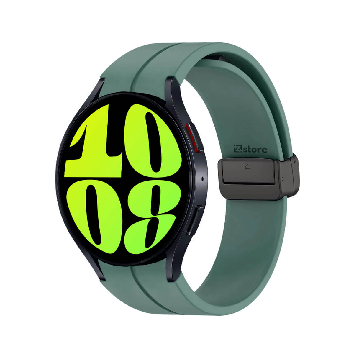 Correa Para Samsung Galaxy Watch 6 Broche Magnetico Verde Pino