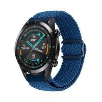 Correa de Nylon Para Huawei Watch GT2 42mm Azul Oscuro