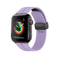 Correa Para Apple Watch Broche Magnético 38-40-41mm Silver Lila
