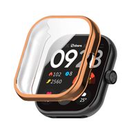 Case con Protector Redmi Watch 4 Color Metalizado Rose Gold