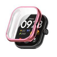 Case con Protector Redmi Watch 4 Color Metalizado Rosado