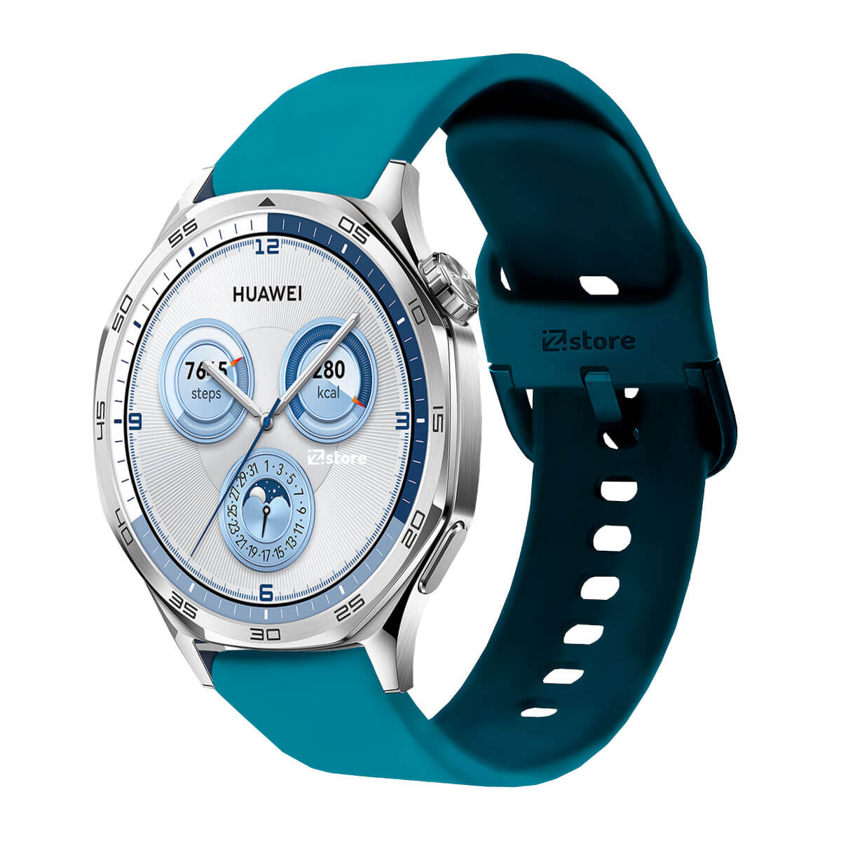 Correa Para Huawei Watch GT5/GT5 Pro 46mm Hebilla Azul Turquesa