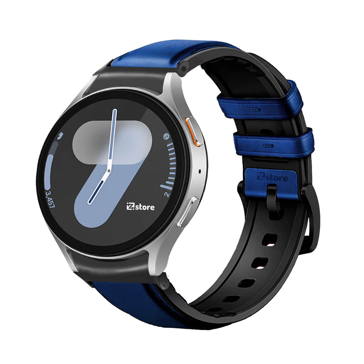 Correa de Cuero Para Samsung Galaxy Watch 7 Black Azul