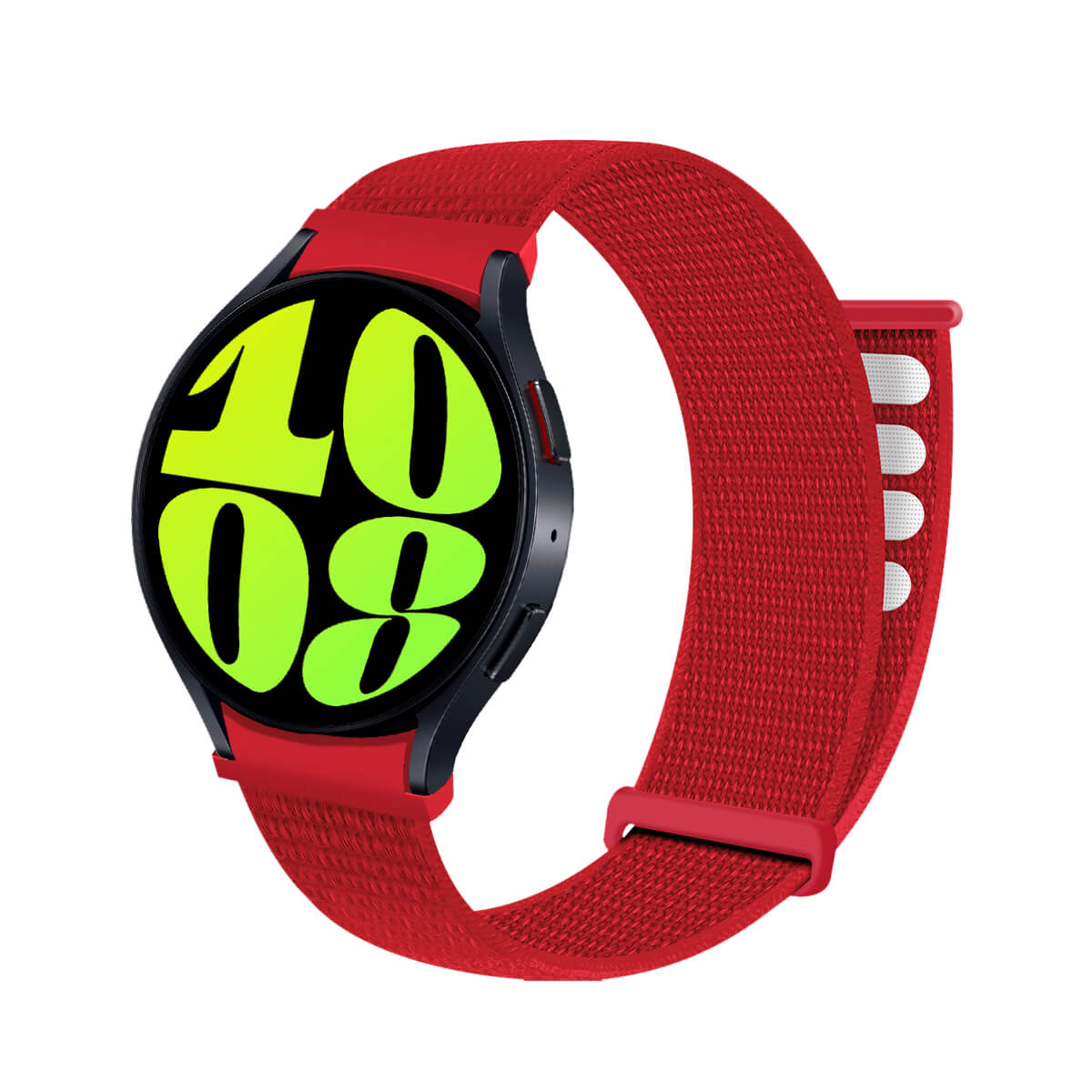 Correa de Nylon Para Samsung Galaxy Watch 7 Rojo