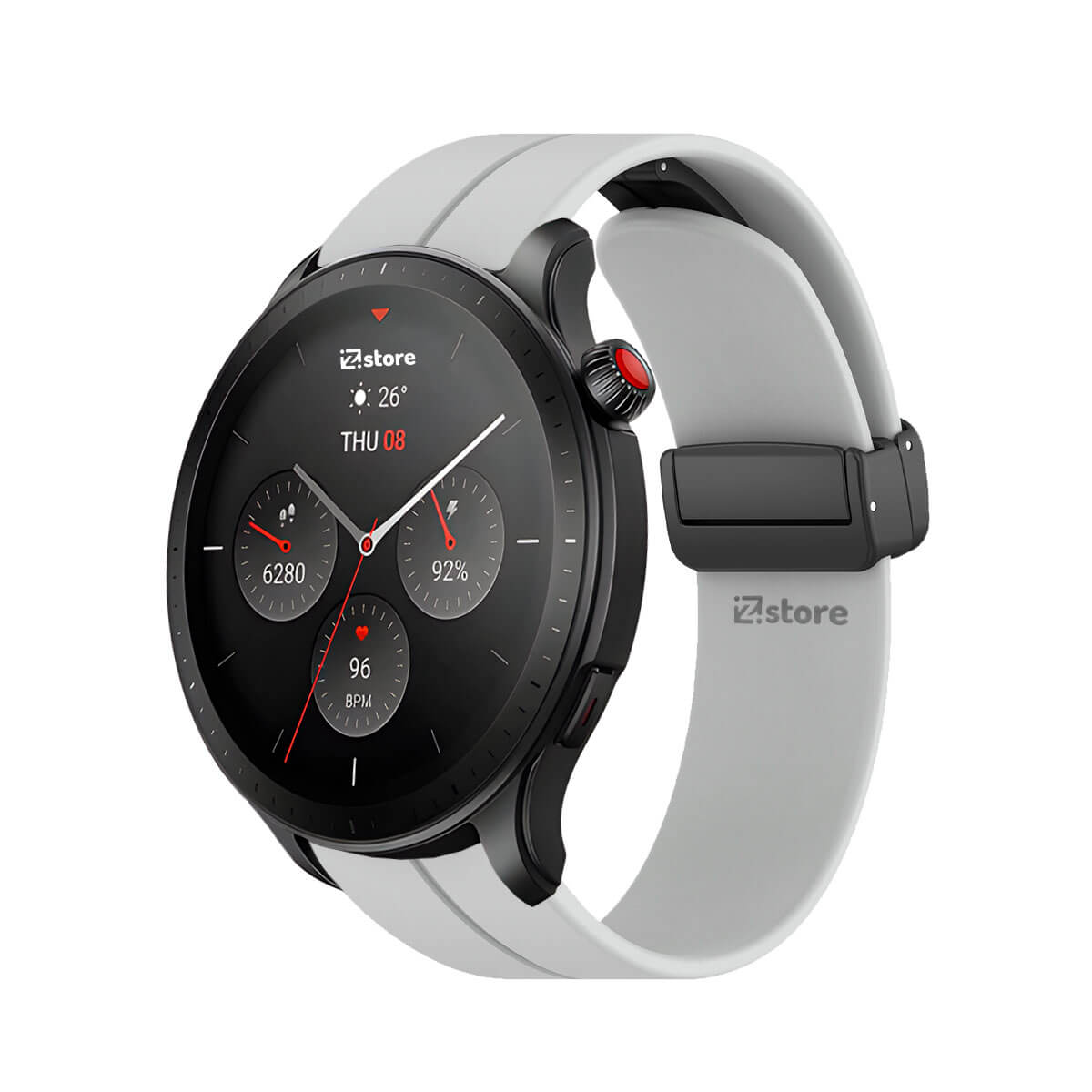 Correa Para Amazfit GTR4 Broche Magnético Gris