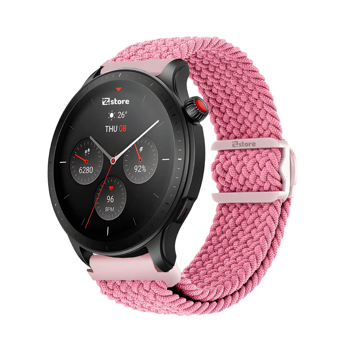 Correa de Nylon Para Amazfit GTR4 Rosado