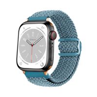 Correas de Nylon Para Apple Watch 42-44-45-49mm Gold Rose Celeste