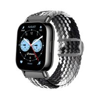 Correa de Nylon Para Redmi Watch 5 Lite Gris Tricolor