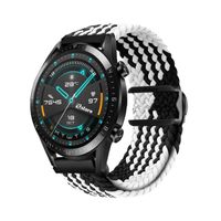 Correa de Nylon Para Huawei Watch GT2 42mm Negro Bicolor