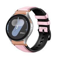 Correa de Cuero Para Samsung Galaxy Watch 7 Gold Rose Rosado