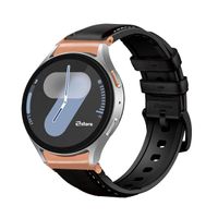Correa de Cuero Para Samsung Galaxy Watch 7 Gold Rose Negro