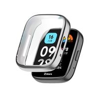 Case con Protector Redmi Watch 3 Active Color Metalizado Silver
