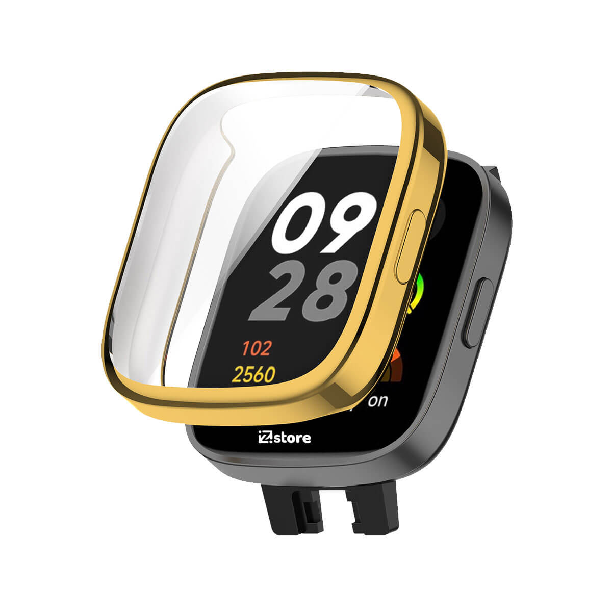 Case con Protector Redmi Watch 3 Color Metalizado Gold