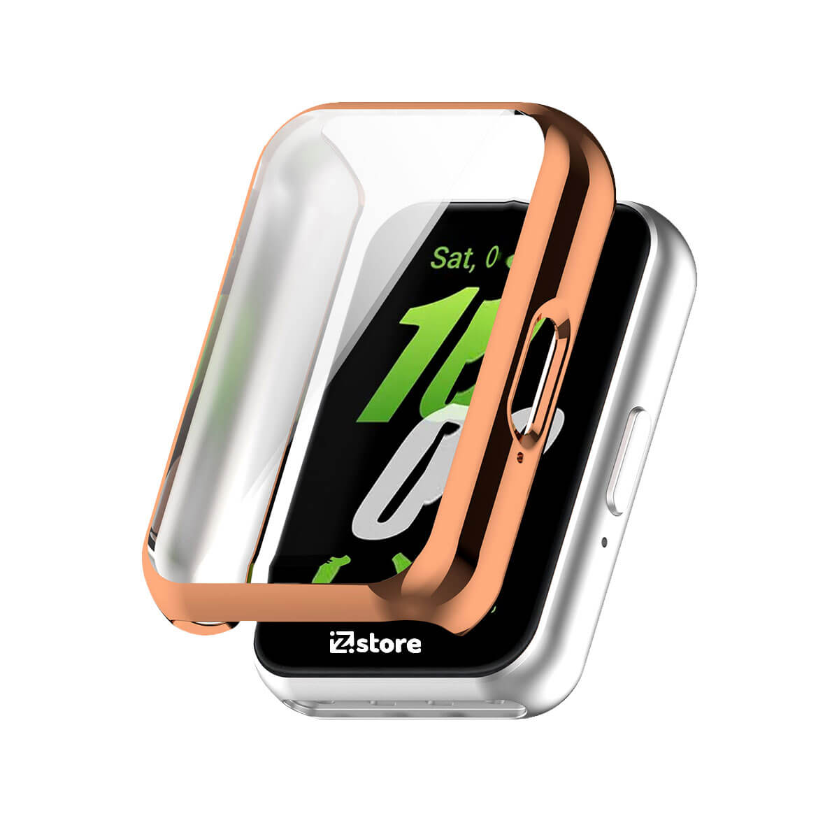 Case con Protector Samsung Galaxy Fit 3 Color Metalizado Gold Rose