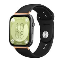 Correa Para Huawei Watch Fit 3 Broche Gold Rose Negro