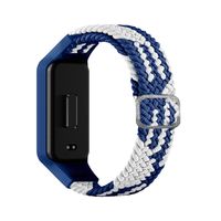 Correa de Nylon Para Xiaomi Mi Band 8 Active Azul Bicolor
