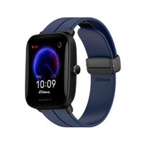 Correa Para Amazfit Bip U Broche Magnético Azul Oscuro
