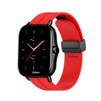 Correa Para Amazfit GTS4 Broche Magnético Rojo