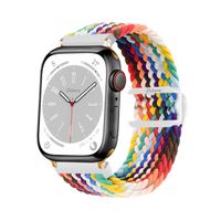 Correas de Nylon Para Apple Watch 42-44-45-49mm Gold Multicolor