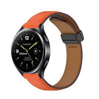Correa de Cuero Para Xiaomi Watch 2 / 2 Pro Naranja