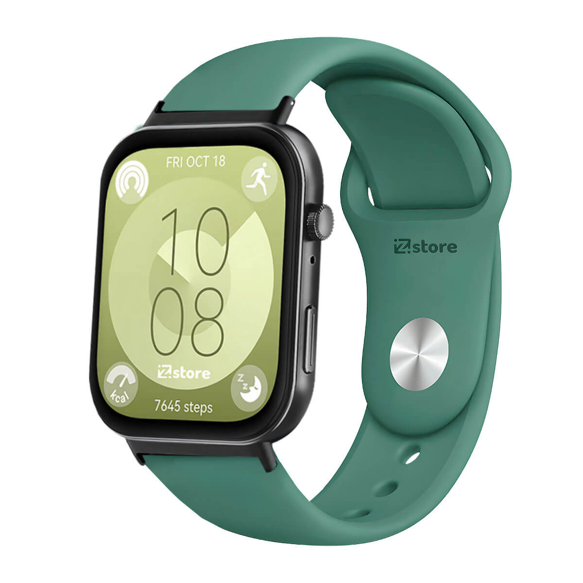 Correa Para Huawei Watch Fit 3 Broche Black Verde Pino