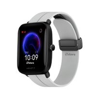 Correa Para Amazfit Bip U Broche Magnético Gris Claro