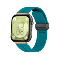 Correa Para Huawei Watch Fit 3 Broche Magnetico Gold Rose Azul Turquesa