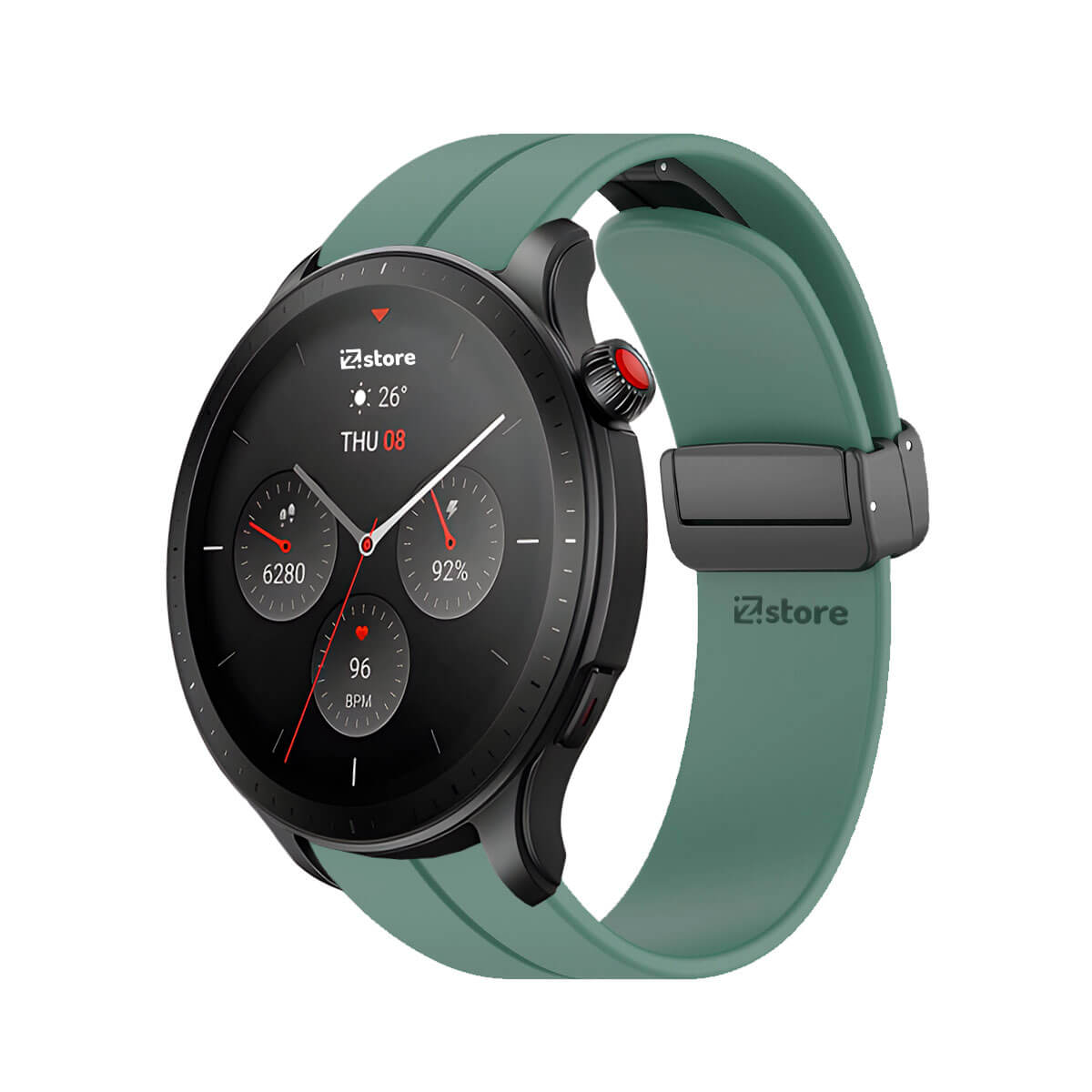Correa Para Amazfit GTR4 Broche Magnético Verde Pino
