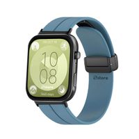 Correa Para Huawei Watch Fit 3 Broche Magnetico Black Azul Acero