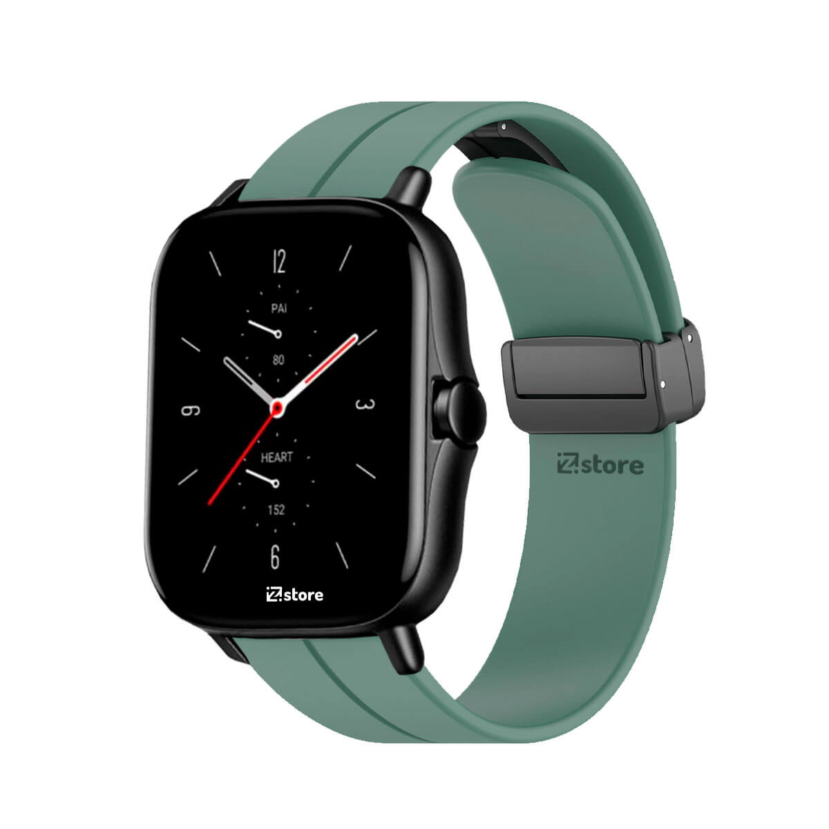 Correa Para Amazfit GTS4 Broche Magnético Verde Pino