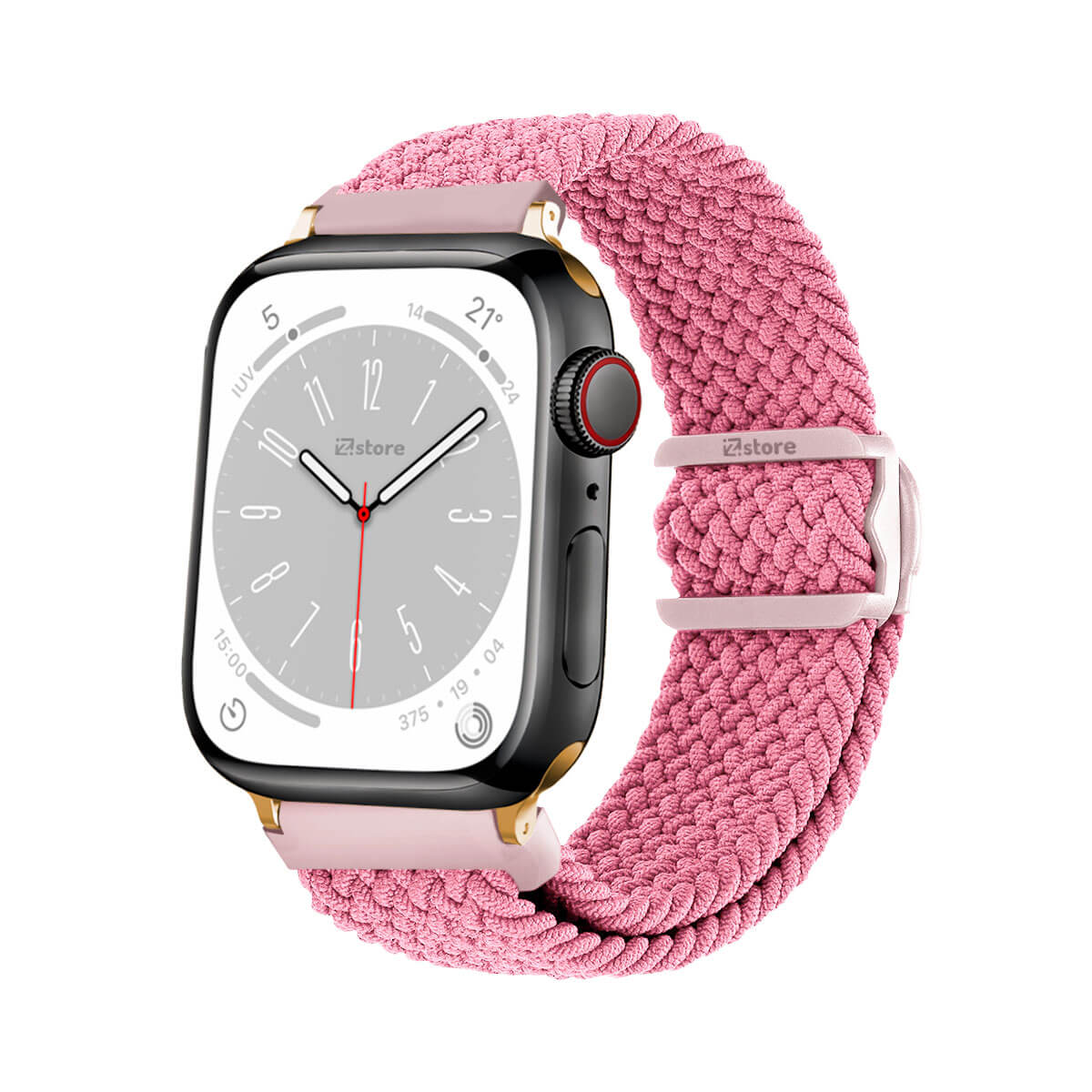 Correas de Nylon Para Apple Watch 42-44-45-49mm Gold Rosado