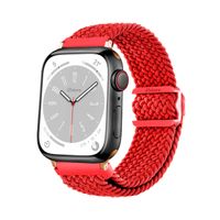 Correas de Nylon Para Apple Watch 42-44-45-49mm Gold Rose Rojo