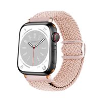 Correas de Nylon Para Apple Watch 42-44-45-49mm Gold Rose Rosa