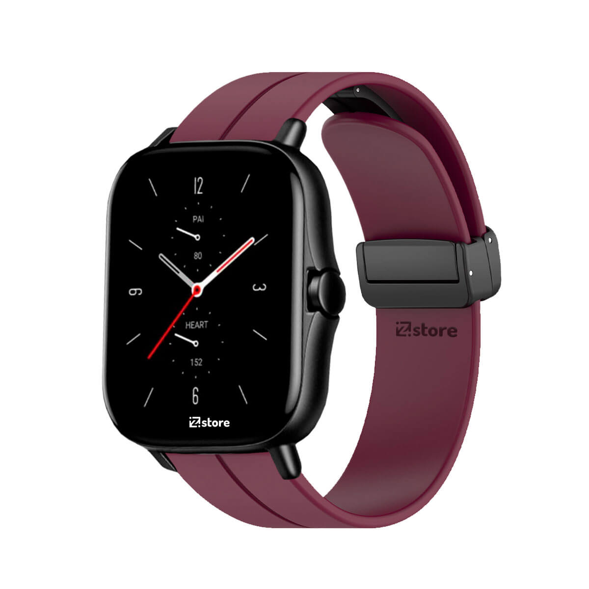 Correa Para Amazfit GTS4 Broche Magnético Vino