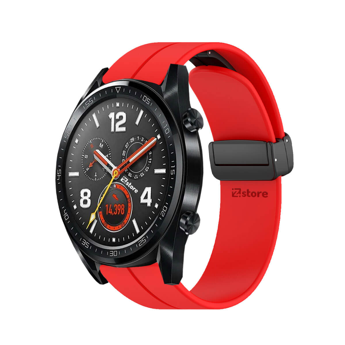 Correa Para Huawei Watch GT Broche Magnético Rojo